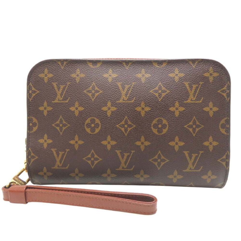 LOUIS VUITTON Brown Monogram Clutch Bag